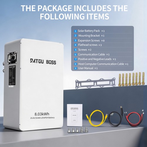 24v 314ah 03kwh lithium - 24v, 8.03kwh