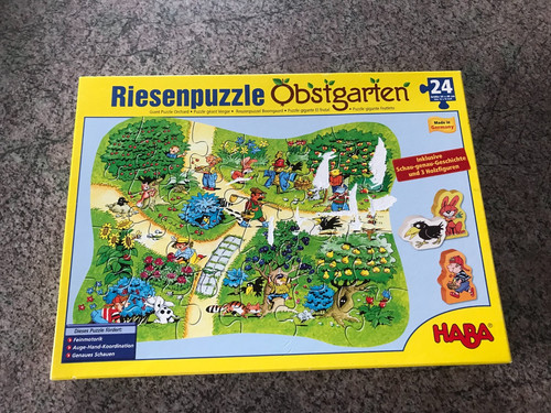 Haba riesenpuzzle obstgarten - haba,