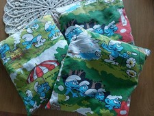 Kuschelkissen Schlümpfe 90er Jahre 3 Kissen 25x25 Cm