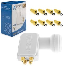 2x QUAD LNB 4 Teilnehmer