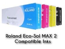 4x Tinte für ROLAND SOL MAX2