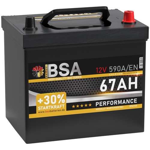 Asia autobatterie 67ah 12v - 67ah,