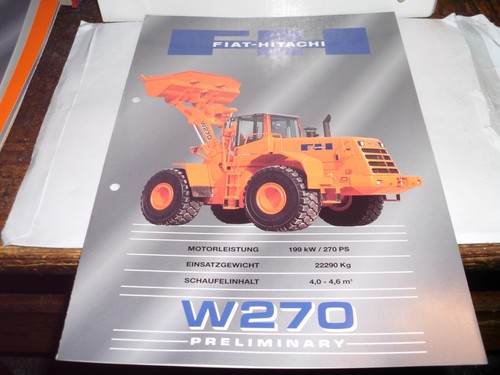 Fiat hitachi 270 radlader - w,