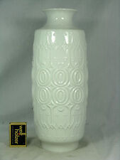 Cool 70´s Pop Art Design KAISER Porzellan glazed relief porcelain vase 85  29 cm