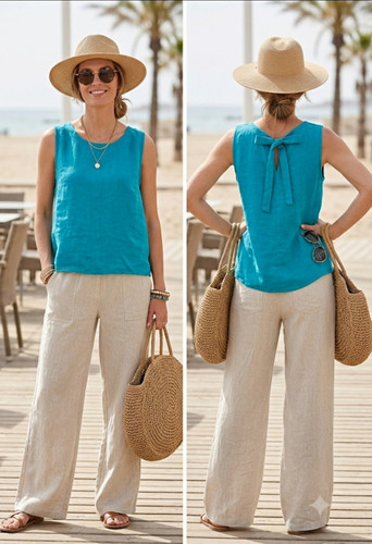Made italy damen leinen - in,