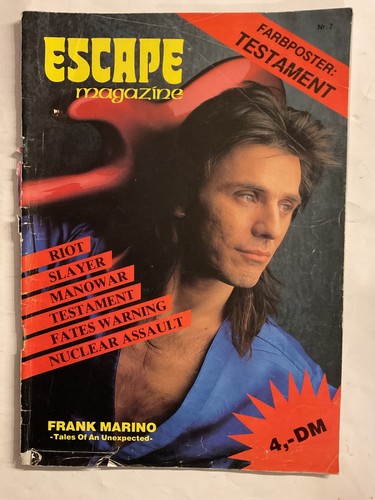 Escape magazine 1987 frank - escape,