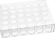 VBS Sortierbox mit 30 Schraubdosen – Ideal für Bastelbedarf und Aufbewahrung