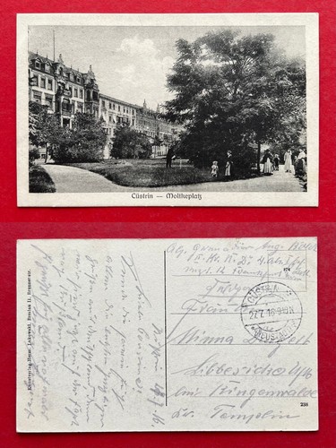 Cüstrin küstrin 1916 - ak,