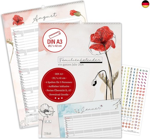 Tobja familienkalender 2026 - tobja, 5