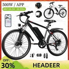 26" Elektrofahrrad 48V13.5Ah