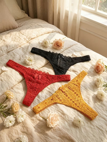 Damen tanga spitze - spitze, v-string