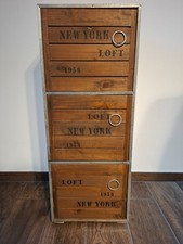 Kleines Schränkchen Holz mit 3 Fächer