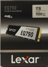 Lexar EQ790 1TB SSD M.2 2280 PCIe Gen4x4 NVMe 1.4, Interne SSD, 7000 MB/s Lesen