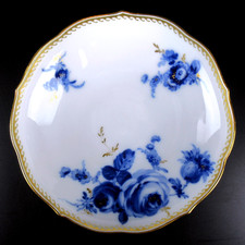 Meissen Porzellan Untertasse Blaue Blume Goldstaffage 1. Wahl Pfeifferzeit 13,8c