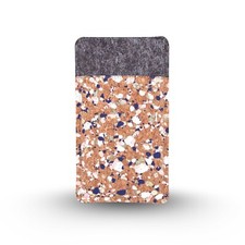 Handytasche aus Filz und Kork