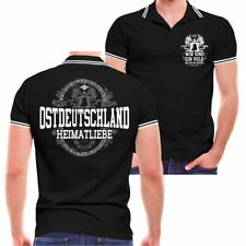 Herren Poloshirt Polohemd Ostdeutschland Heimatliebe DDR Männer polo osten