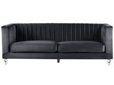 3-Sitzer Sofa Samtstoff