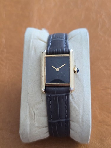 Cartier tank vermeil - cartier, 925