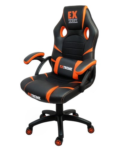 Gamingstuhl orange mit - gamingstuhl, ex