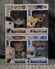 Funko Pop - Sammlung - Da Vinci - Van Gogh - Franklin 