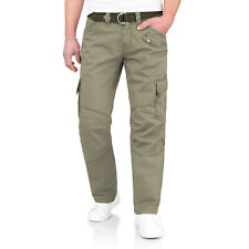 Timezone Herren Cargo Hose Benito 4227 grün tankgreen Cargohose Herrenhose Army