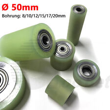 Polyurethan Eisenkern Rollen mit Doppelte Lager PU Laufrolle Führungsrolle 50mm