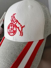 FC ⚽Köln⚽ Cap Neue Kappe Geissbock Cappi Rot- Weiß Hut zum Trikot 