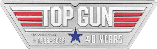 Silbermünze jahre top - top, gun