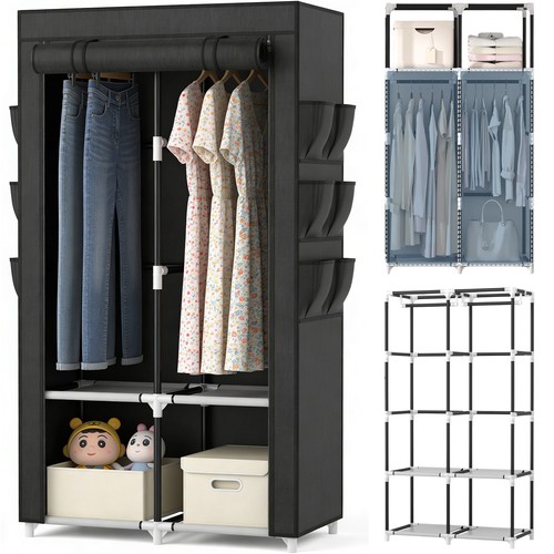 Stoff kleiderschrank - stoff,