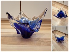 Murano glasschale kobalt - murano,