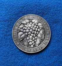 Badischer Weinbau Verband Prämienmedaille 1969, 76 mm vorzüglich