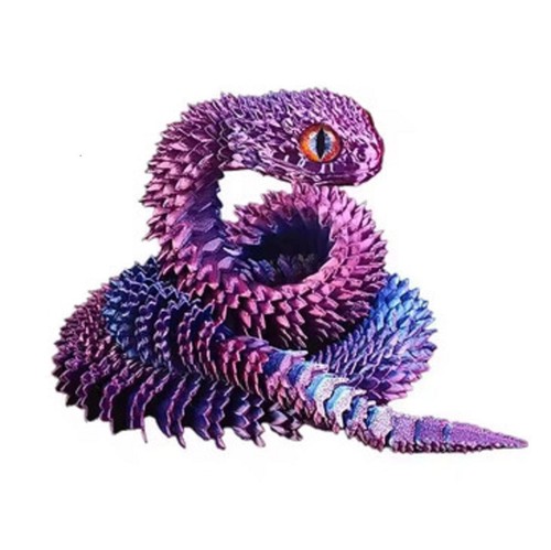 Bewegliche schlange 29cm figur - schlange,