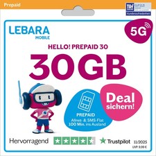 LEBARA HELLO! 30 Prepaid