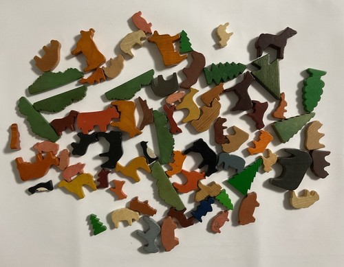 Tierfiguren konvolut holz - tierfiguren,
