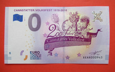 0 Euro Schein "Cannstatter