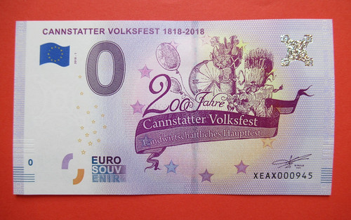 Euro schein cannstatter - 0,