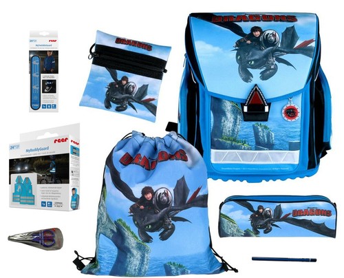 Schulranzen set dragons - schulranzen-set,