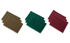 Profi Schleifvlies Pads Schleifpads 150 x 105 mm 3er Pack (P150, P240, P400)