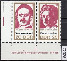 DDR 1971, Mich.-No.: 1650+51