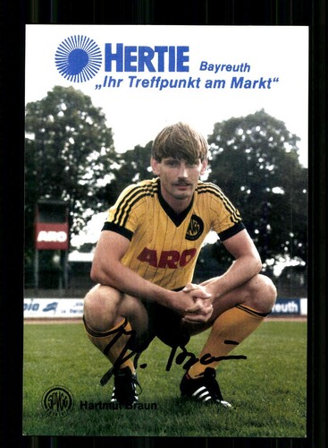 Hartmut braun autogrammkarte - hartmut,