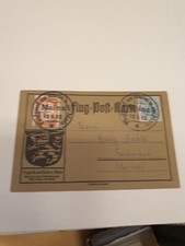 1912 Flugpost am Rhein u. Main