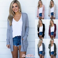 Damen Longshirt Cardigan Jacke
