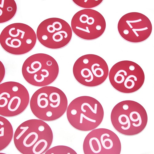 Stück nummeriertes - (rot)50,