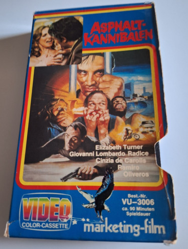 Vhs asphalt kannibalen - vhs,