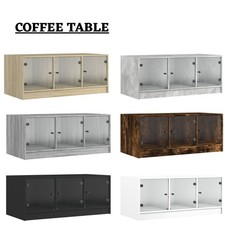 Couchtisch mit Glastüren