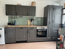 Komplette Küche ohne Elektrogeräte