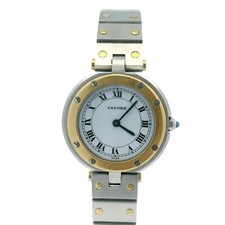 Cartier Santos Ronde Ref. 8191 Stahl/Gold Quartz aus 1986 Vintage