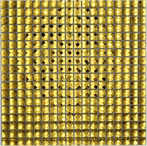 Diamant mosaikfliese gold - diamant,
