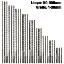 SDS PLUS Hammerbohrer Betonbohrer Steinbohrer Erweitertes 4-Schneiden Ø 4-30 mm
