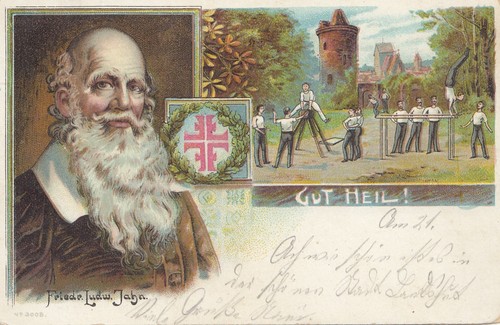 1901 ansichtskarte turnvater - 1901:,